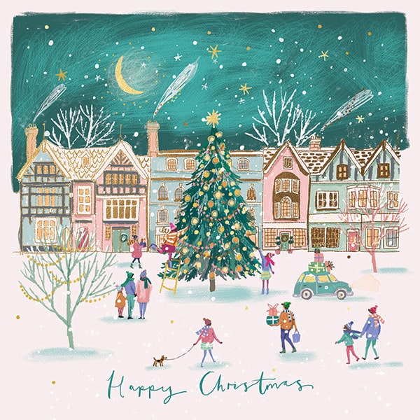 In the Town Square Christmas Cards