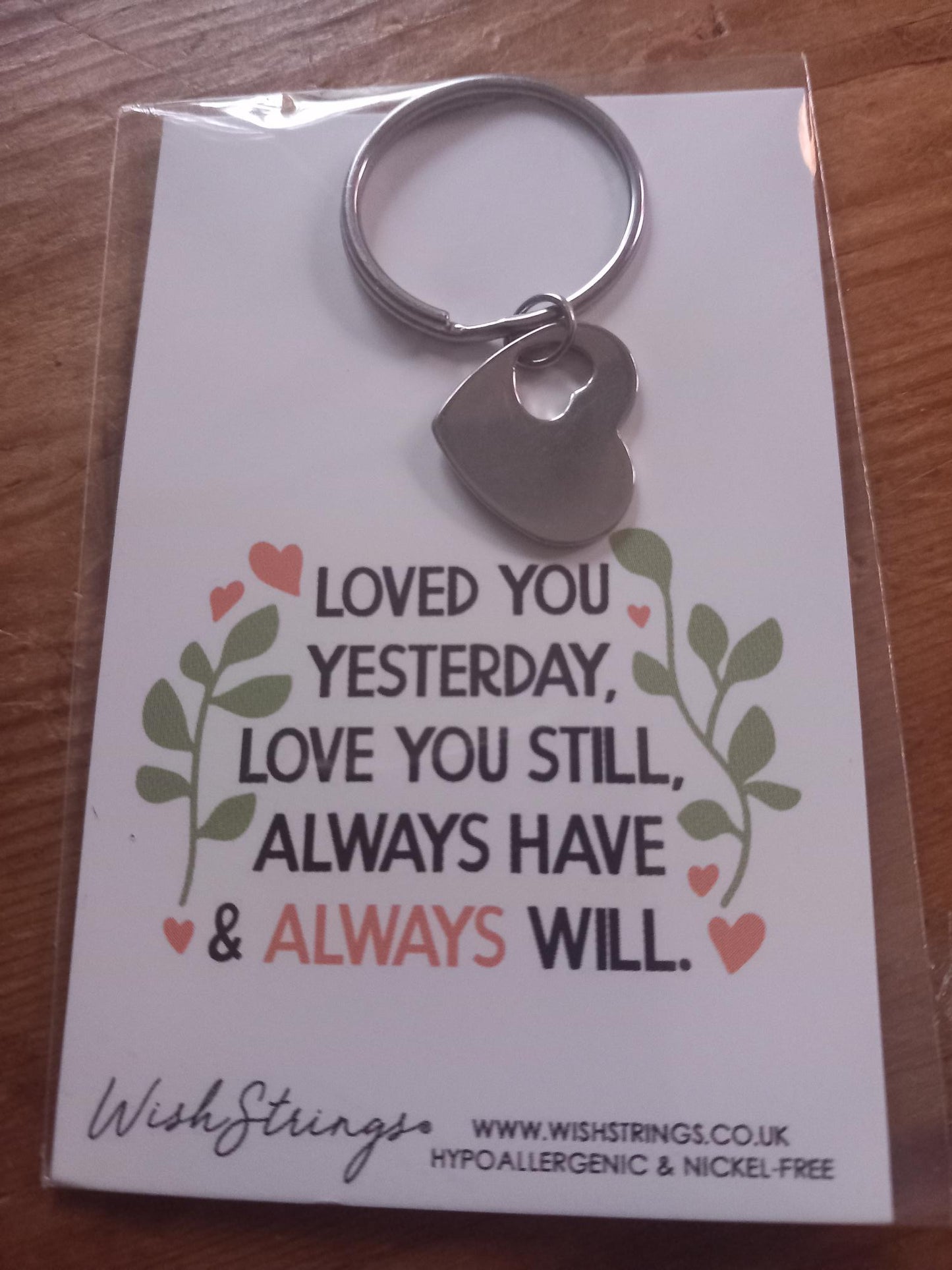 Heart Shaped Keyring