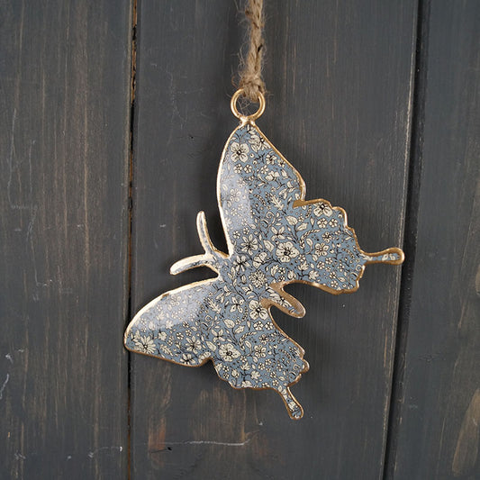 Metal Hanging Butterfly Decoration