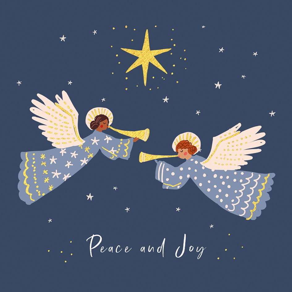Angels in Starlight Christmas Cards