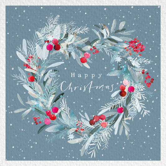 Heart Wreath Christmas Cards