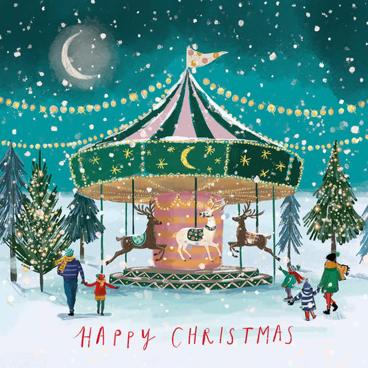 Christmas Carousel Christmas Cards