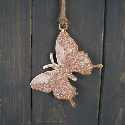 Metal Hanging Butterfly Decoration